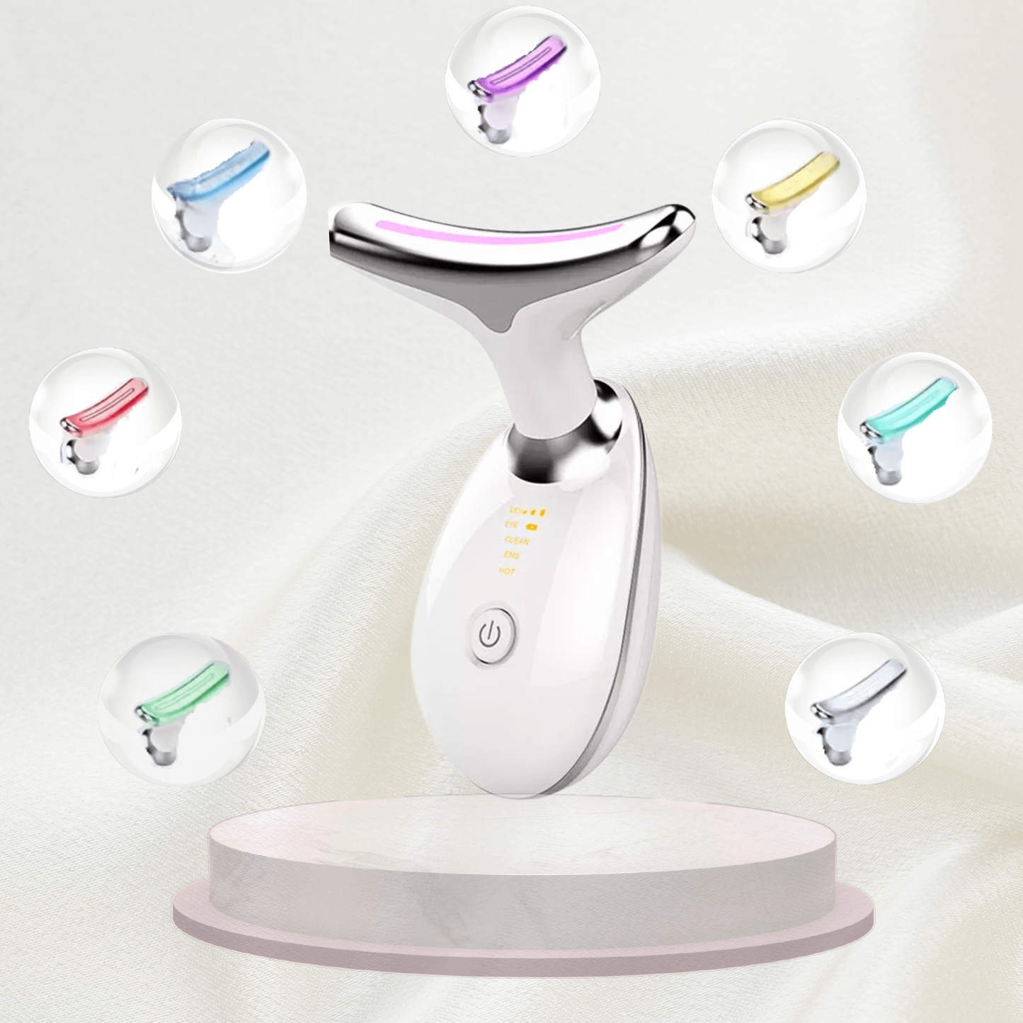 Masajeador facial LED 7 en 1 GLOWING'S GLOW - Visualiza y expresa tu resplandor interior