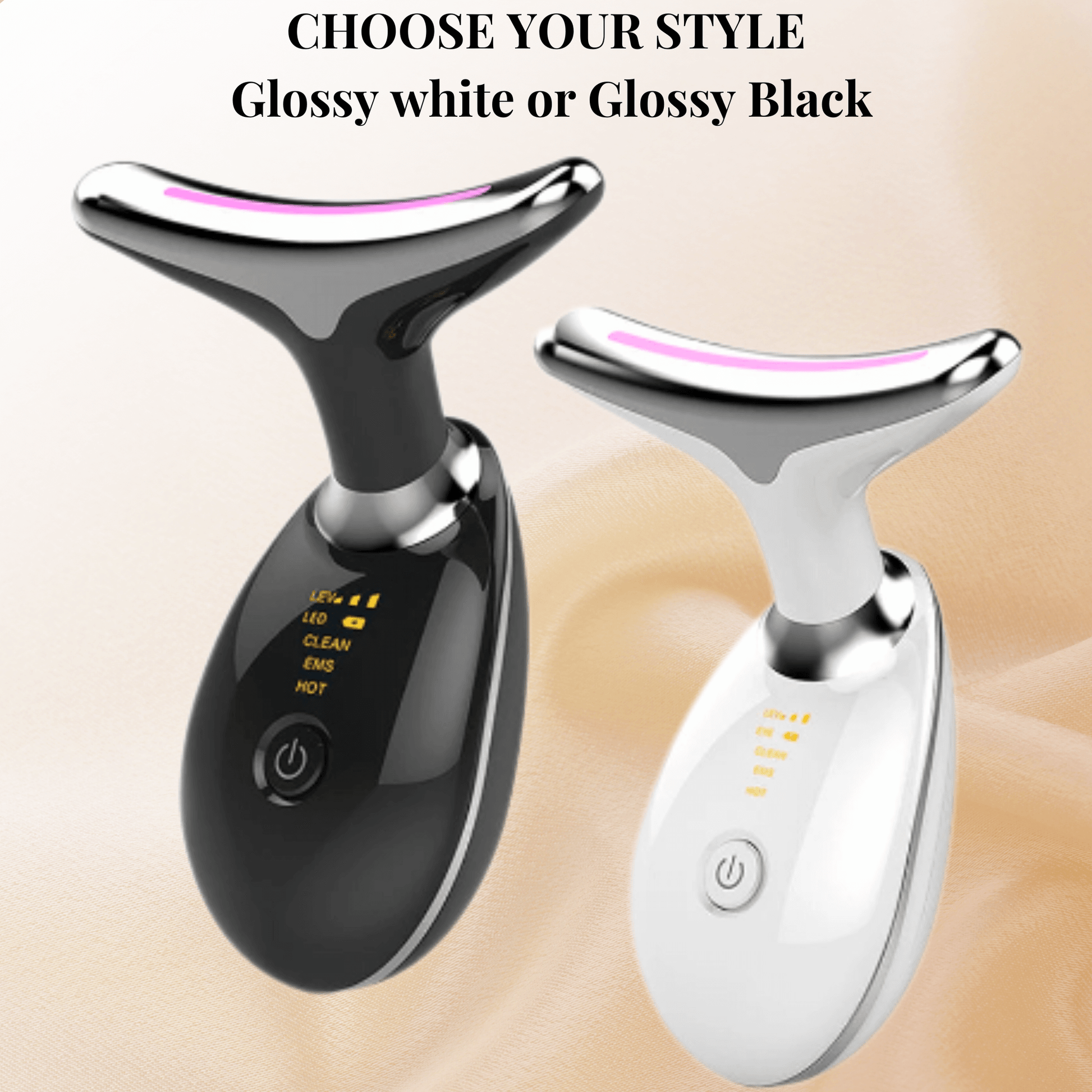 Match it to your style – Available in elegant black or refined white, choose the design that complements your beauty routine.