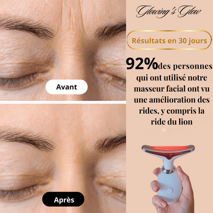 Masajeador facial LED 7 en 1 GLOWING'S GLOW - Visualiza y expresa tu resplandor interior